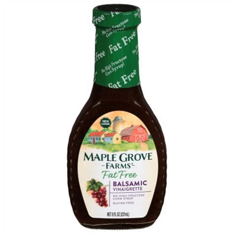 Maple Grove Farms® Fat Free Balsamic Vinaigrette Salad Dressing 8 Fl