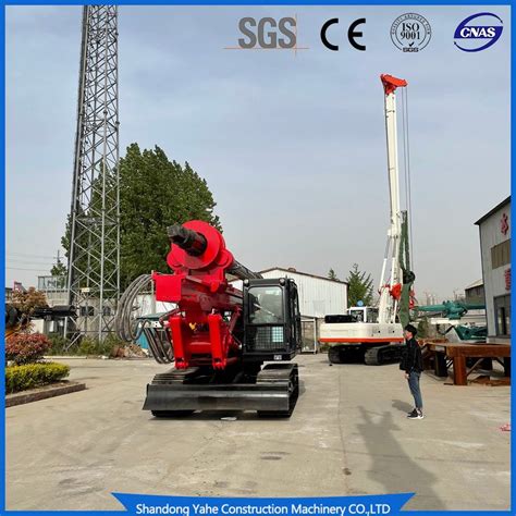 Rotary Drilling Rig Hammer Hydraulic Crawler Pile Driver Dr 100 Model