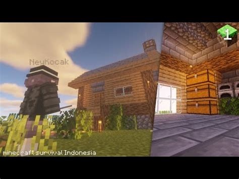 Ayo Bikin Rumah Pertama Di Dunia Baru Kita Minecraft Survival