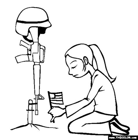 Remembrance Day Soldiers Drawing