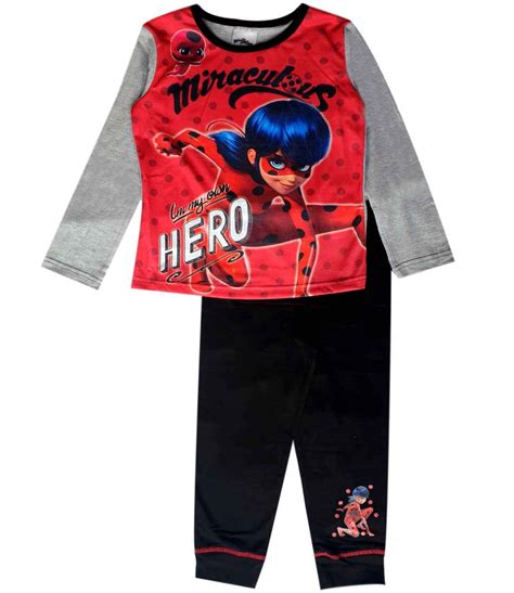 Girls Licensed Miraculous Ladybug Marinette Print Pyjamas Age 4-5 Years ...