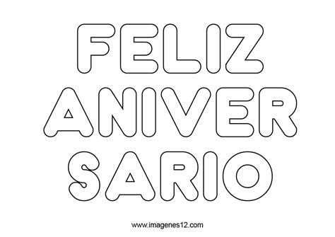 Molde De Feliz Aniversario Imagenes