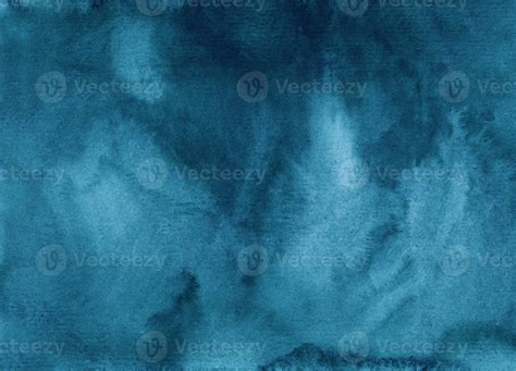 Textura De Fundo Azul Profundo Em Aquarela Pano De Fundo Cer Leo