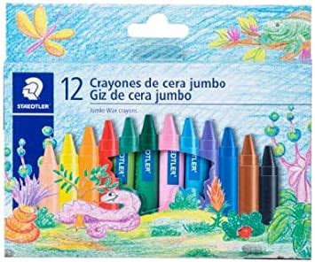 Giz De Cera Jumbo Cores Staedtler Cria Es Em Eva