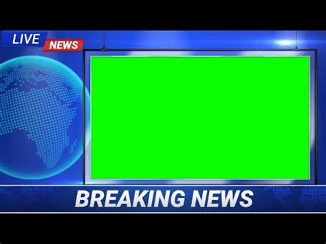 News Anchor Green Screen Background