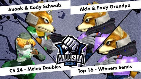 Collision Melee Doubles Jmook Cody Schwab Vs Aklo Foxy