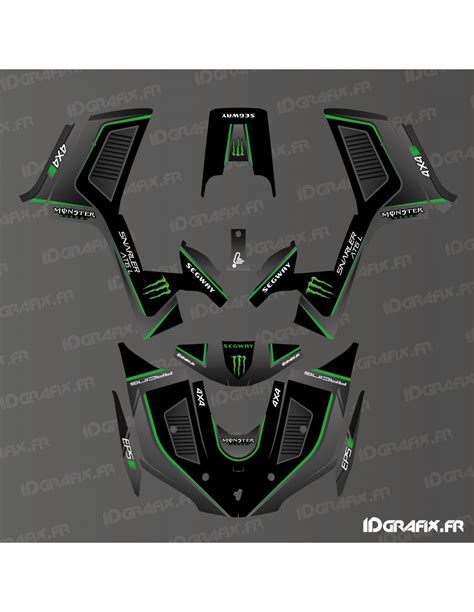 Kit décoration Monster Edition Vert IDgrafix Segway Snarler A