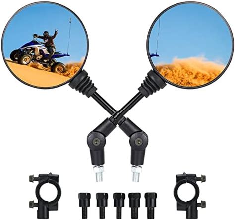 Ofig Motorcycle Mirrors With Handlebar Mount Atv Mirrors