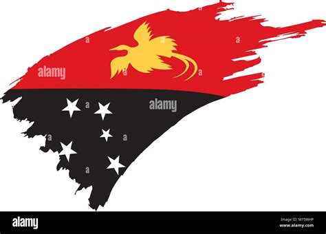 Papua New Guinea flag, vector Stock Vector Image & Art - Alamy