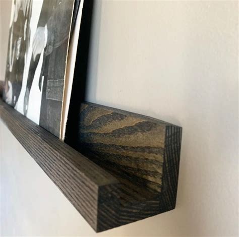 18 Ultra Narrow Floating Shelf Choose Your Own Wood Etsy