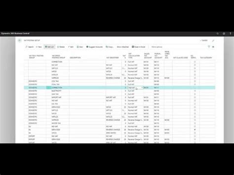 Non Deductible Vat In Business Central Wave Youtube