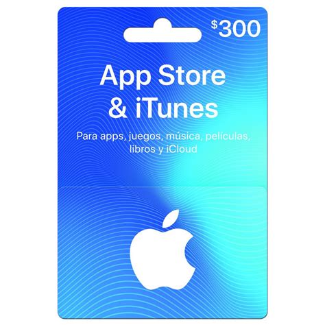 Tarjeta ITunes 300 MXN