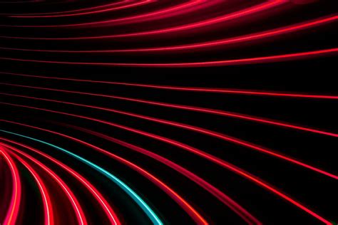 Neon Stripes Light Zelight Bending Abstraction Hd Wallpaper Peakpx