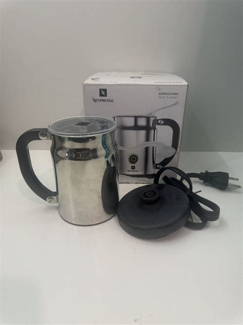 Nespresso Electric Milk Frother Aeroccino Plus Stainless Model 3192