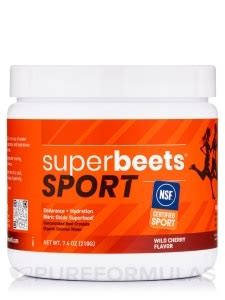 SuperBeets Sport, Wild Cherry Flavor - HumanN | PureFormulas