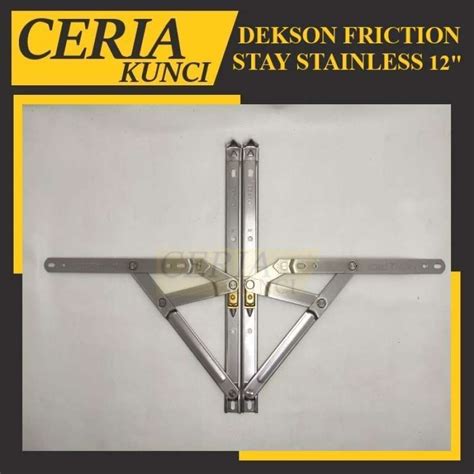 Jual Dekson Engsel Jendela Casement 12 Inch Dekkson Friction Stay Ss Di