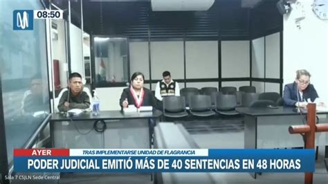 Poder Judicial Emiti M S De Sentencias En Horas Canal N