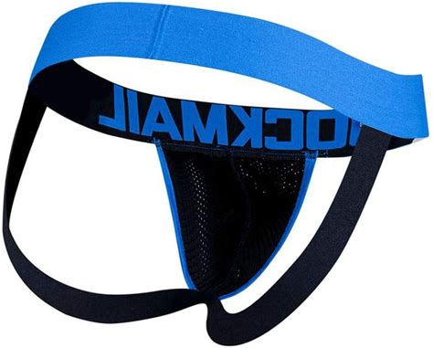Buy JOCKMAIL Sexy Men Jock Strap Underwear Men Mesh Thongs Underwear Briefs Gay Bikini Thongs