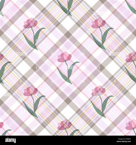 Seamless Gentle Floral Pattern Stock Photo Alamy