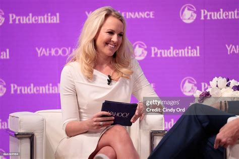 Julia La Roche speaks onstage at the Yahoo Finance All Markets Summit ...