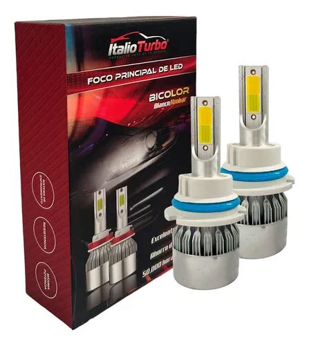 Kit De Focos Led 2 Caras Bicolor Blanco ambar Envío gratis