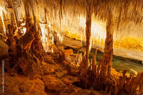 Drach Caves on Mallorca Island Stock Photo | Adobe Stock