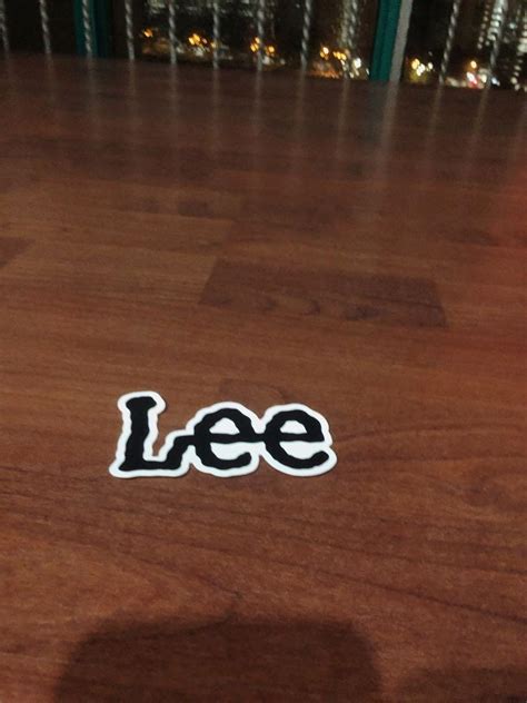 Lee Logo Sticker (Lee Cooper Jeans), Hobbies & Toys, Stationery & Craft ...