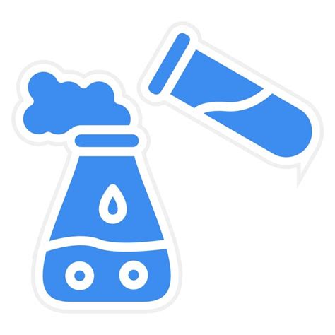 Premium Vector Chemical Reaction Icon Style