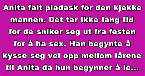 Grovis Det unge paret har vill sex i parken så sier Anita en setning som får de til å hikste