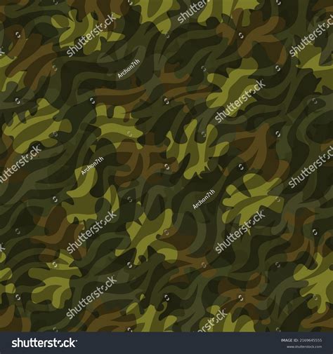 Camouflage Seamless Pattern Background Zebra Clothing Stock Vector ...