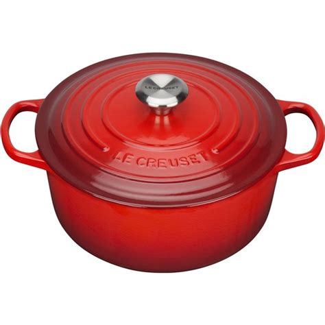 Köp Signature Rund Gryta 26 cm 5 3 L Röd från Le Creuset