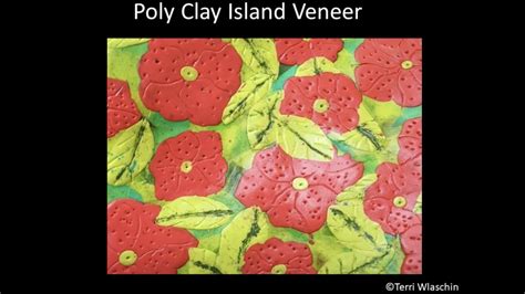 Create A Bright Tropical Island Polymer Clay Veneer YouTube