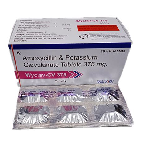 WYCLAV CV 375 Tablets ANI Healthcare Pvt Ltd