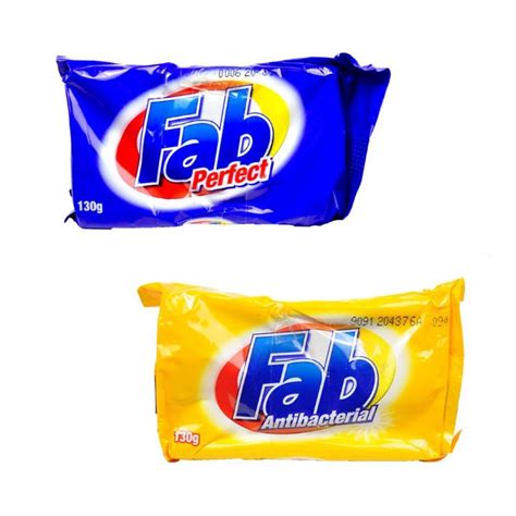 Fab Bar Detergent 130g Sabun Buku Fab Perfect Antibacterial