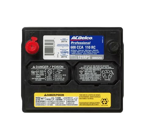 Acdelco Professional Silver 121rps San Diego Batteries