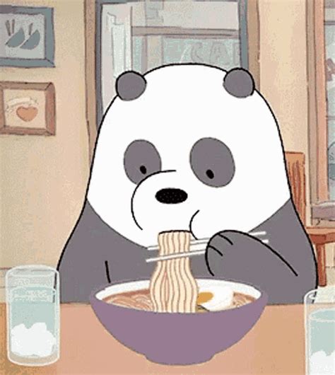 We Bare Bears Eating 