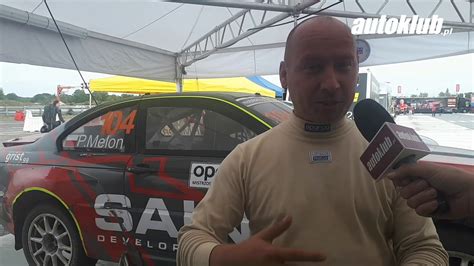 Paweł Melon po I dniu V rundy Oponeo MIstrzostw Polski Rallycross YouTube