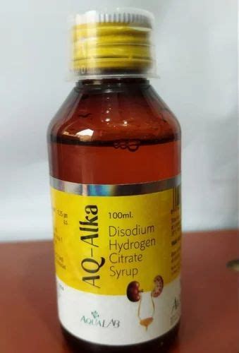 Liquid Disodium Hydrogen Citrate Syrup Packaging Size 100ml At Rs 70