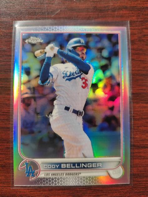 ⚾️⚾️2022 Topps Chrome Cody Bellinger Refractor 106 La Dodgers⚾️⚾️ Ebay