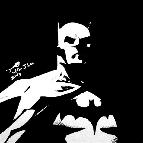 Arriba 64 Imagen Batman Art Black And White Abzlocalmx