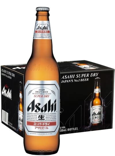 Buy 24 X Asahi Super Dry Beer Bottles Case 330ml At The Best Price