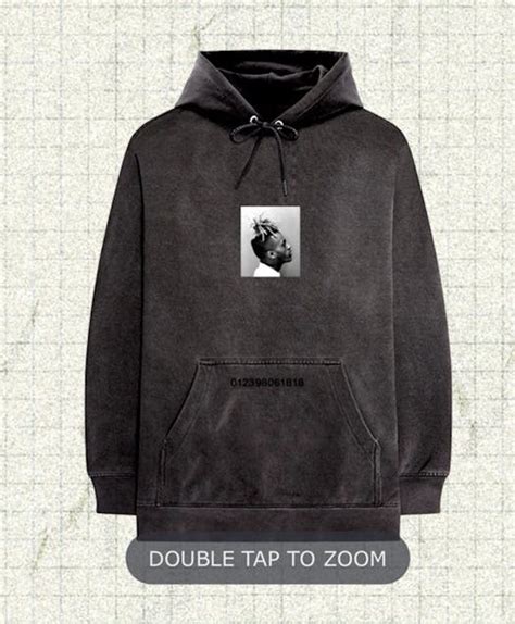 X Xxxtentacion Mugshot Grey Hoodie Grailed