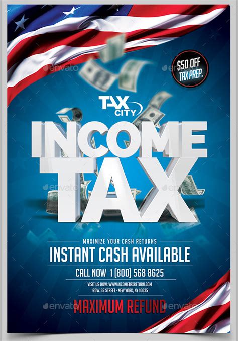 Income Tax Flyer Template 27 Free And Premium Download