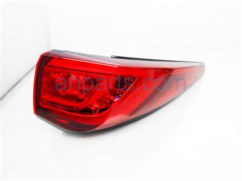 Sold 2018 Infiniti Qx60 Light Rear Passenger Tail Lamp On Body