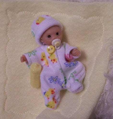 OOAK Clay Baby 2 1 4 Inch Dollhouse Barbie Minature Sculpt 1 Day