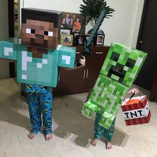 Minecraft Steve Costume | Steve costume, Minecraft costumes, Funny ...