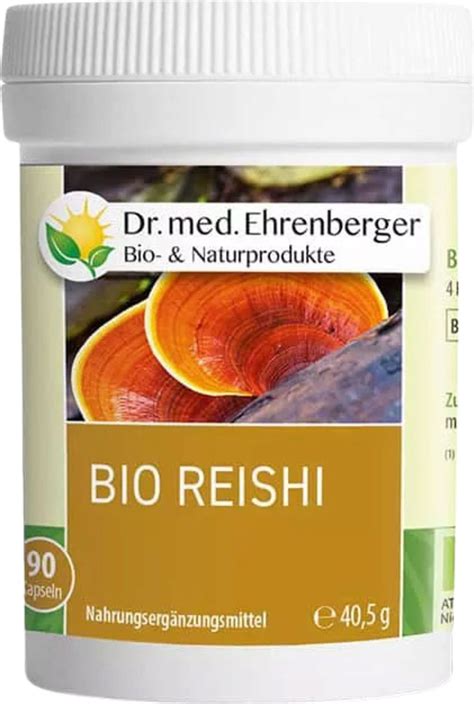 Reishi Bio Kaps Dr Med Ehrenberger Bio In Naravni Izdelki