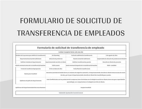 Plantilla De Formato Excel Formulario De Solicitud De Vacaciones Para Empleados Y Hoja De