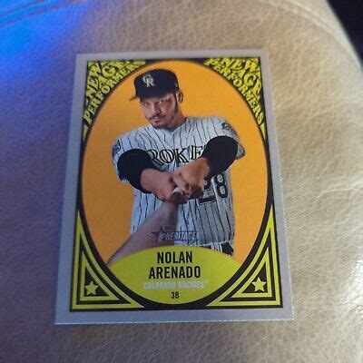 Topps Heritage New Age Performers Nap Nolan Arenado Colorado