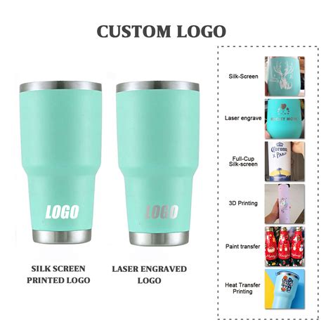 Wholesale Customized Logo 20oz 30oz Stainless Steel Tumbler Vacuum